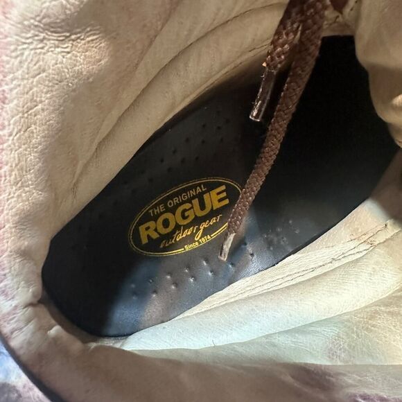 Rogue Outdoor Gear Trail Boots – Brown Leather Hiking/Work Boots – Hard to Find!